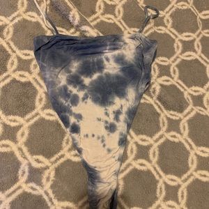 Fashion Nova NWOT tie dye bodysuit
